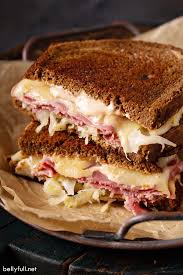 Air fryer, prosciutto, fig and gouda sandwiches. Classic Reuben Sandwich Belly Full