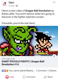 The first version of the game was made in 1999. Txori Dragon Ball Devolution