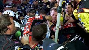 And finally today, the latest sports scandal involving mr. Curt Cavin Nascar Fines Too Harsh