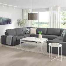 Kivik Sectional 6 Seat Skiftebo Dark Gray Ikea In 2020 U Shaped Sofa Sectional Sofa With Chaise Kivik Sofa