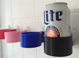 Shower Beer Beverage Holder Pick You Color 3d Printed By Etsy Shower Beer Drink Holder Beer Accessories