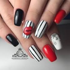 This article is all about red nail designs that will make your hands look amazing! Red And Black Nails Big Gallery Of Designs Bestartnails Com