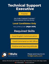 Technical Support Executive Business Networking Web Development Company Data Science