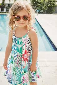 How Cute Is This Little One Gorgeous Kids Beach Wear Is Available Online At Next Co Uk Now Toddler Summer Dresses Kids Summer Fashion Girls Dresses Summer