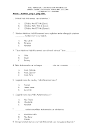 Teks selawat ini dipaparkan secara satu persatu, dan dibantu dengan bacaan rumi untuk memudahkan. Soalan Sambutan Maulidur Rasul