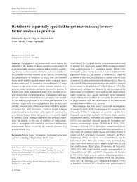 Conveniently located near interstate 24, downtown nashville is only a short drive away where residents will enjoy activities from the nashville zoo at grassmere, the country music hall of fame and museum, and a variety of authentic southern eateries. Pdf Rotation To A Partially Specified Target Matrix In Exploratory Factor Analysis In Practice