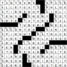 Maybe you would like to learn more about one of these? La Times Crossword Answers 16 April 16 Saturday Laxcrossword Com