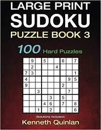 We did not find results for: Large Print Sudoku Puzzle Book 3 100 Hard Puzzles Large Print Sudoku Books Volume 3 Quinlan Kenneth Publishing Wmc 9781523814336 Amazon Com Books