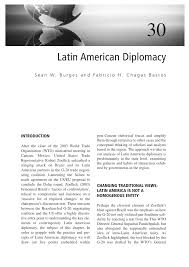 Pdf Latin American Diplomacy