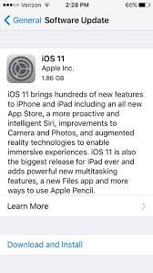 Download apple ios 11 for ios to apple ios 11 opens to the amazing possibilities for augmented reality in games and apps. Ios 11 Has Arrived Here S How To Update Your Iphone Or Ipad Cnet