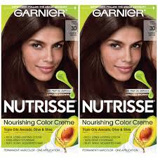 Discover the #1 nourishing color crème, nutrisse by garnier. Buy Garnier Hair Color Nutrisse Nourishing Creme 30 Darkest Brown Sweet Cola 2 Count Online In Taiwan B07bvwfcmg