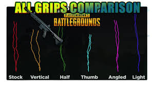 Pubg All Grips Compared Half Vs Thumb Vs Light Vs Angled Vs Vertical Pc 1 0 Update 12
