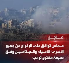 ‫حماس توافق على خطة ترامب . - أخبار فجر ...‬‎