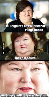 Belgium's health minister caught picking boogers out of her nose live on zoom. Maggie De Block Belgium S Minister Of Health 9gag