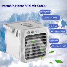 Portable mini air conditioners are mostly compact fans, often with a sponge inside to make the air cooler and more humid. Portable Usb Lightweight Small Air Conditioner Mini Air Cooler Cooling Small Fan For Home Office Desktop Buy At A Low Prices On Joom E Commerce Platform