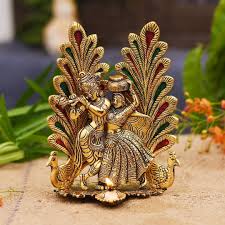 If you are a couple who loves preserving your special. Radha Krishna Idol Statue With Diya For Puja Decoration Gift Hindu Religious Radha Krishan Murti Showpiece Home Decor Peacock Design Figurine Temple Pooja Decor Wedding Gift Size 8 X 6 Inches