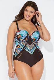 Pin By Daniel Tommy Giguere On Maillot De Bain In 2021 Plus Size Swimwear Plus Size Bikini Underwire One Piece Swimsuit