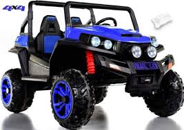 Big 4wd Trail Cat Ride On Utv Side X Side W Remote Rubber Tires Blue In 2020 Rubber Tires 4wd Kids Ride On