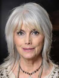 We adore the thin bangs, as well. Decent And Fascinating Hairstyles With Bangs For Older Women Medium Hair Styles Short Thin Hair Hair Styles For Women Over 50