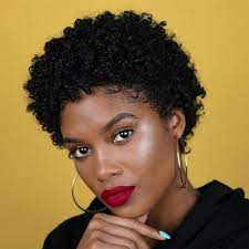 Short haircuts for older african american women for example, would have different… for african american woman with straight hair, every hairstyle will look so good. Amazon Com Short Afro Curly Human Hair Wigs For Black Women Kinky Curly Short Wigs 150 Density Afro Wig For African American Replacement Wigs Natural Black Color 1b Beauty