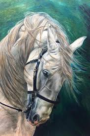 Gorgeous Horse Painting By Artist Caroline Towning Horse Art Horse Decor Horse Wall Art Horse Ar Horse Oil Painting White Horse Painting Horse Wall Art