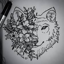 We did not find results for: Wolf And Flowers Drawing By Yumi Covering Tattoo Animal Flower Drawing Dreamcatcher Tattoo Tattoos