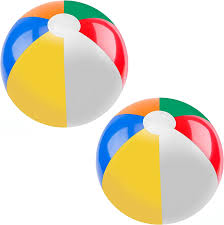 Beach Balls, Inflatable Balls Rainbow Beach Balls Summer Swimming Pool  Party Bal | eBay