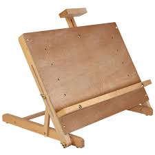 Cancun Solid Wooden Adjustable Tabletop Artist Studio Easel Sturdy Wood Beechwood Desktop Painting Drawing Table Sketching Board And Display Easel Holds Up Tabletop Easel Table Easel Wood Tabletop Easel