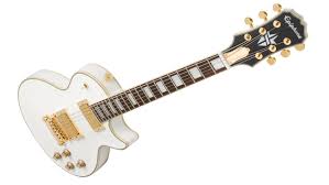 With all black hardware and a black gloss finish there's nothing darker! Epiphone Announces None More White Tommy Thayer Matt Heafy And Bjorn Gelotte Signature Models Musicradar