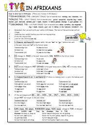 Skerpmakerb4 Afrikaans Language Language Worksheets Afrikaans