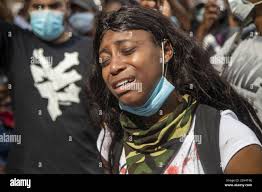 Colleen Harrison of Clayton County, Ga., cries for action
