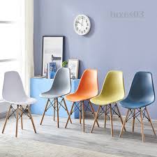 1 Chair Plastic Designer Style Dining Chairs Eiffel Retro Lounge Office Chair Eiffel Dsr Dsw Plastic Dining Chair Modern Office Designer A1 In 2020 Plastic Dining Chairs Retro Lounge Modern Dining Chairs