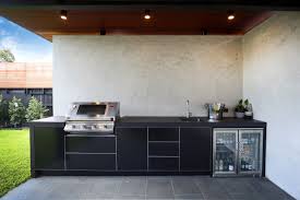 Back In Black Hampton Limetree Alfresco Outdoor Kitchens Outdoor Kitchen Cabinets Outdoor Kitchen Luxury Outdoor Kitchen