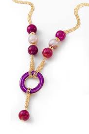 Nice Regalos Hermosos Collar De Piedras De Cristal Joyeria Con 4 Banos En Oro De 18 Kilates Collar Bisuteria Joyeria Hecha A Mano Joyeria