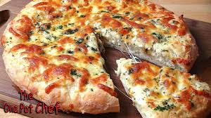 Youtube Cheesy Garlic Bread Garlic Bread Pizza One Pot Chef