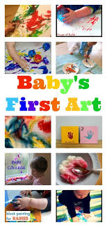 Brilliant Ideas For Baby S First Art Toddler Activities Infant Activities Baby Art Projects