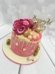 Gorgeous 26th Birthday Cake For Her Floral Drip Birthday Cake 35th Birthday Cakes 25th Birthday Cakes 27th Birthday Cake