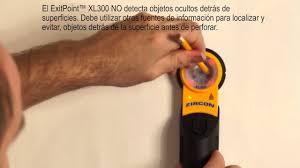 Zircon studsensor stud sensor finder. Guia Para Perforar Agujeros Con El Exitpoint Xl300 De Zircon Youtube