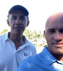 What Did Kelly Slater Do Today? Oh, Just Golfed With Former US President  Barack Obama!