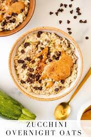How to make zucchini oats. Zucchini Overnight Oats Once Upon A Pumpkin