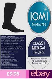 1 Pair Iomi 18 Mmhg Graduated Compression Travel Flight Socks For Dvt In 3 Sizes Travel Socks Flight Socks Socks