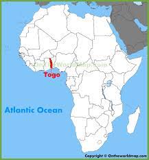 Togo On World Map Togo Location On The Africa Map