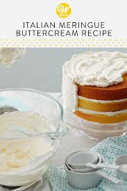 Italian Meringue Buttercream Frosting Recipe Frosting In 2019 Buttercream Frosting Cake Buttercream Recipe