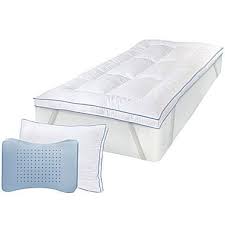 Sensorpedic Memoryloft Deluxe Mattress Topper With Gel Plus Bonus Pillow Mattress Mattress Topper Adjustable Bed Mattress