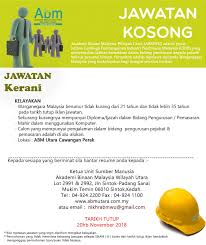 Career at pejabat setiausaha kerajaan negeri kelantan. Jawatan Kosong November 2018 Akademi Binaan Malaysia Utara