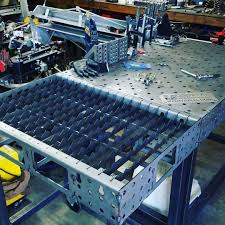 Working On A Plasma Station From Weldtables That Will Match My Certiflat Welding Table Actually Going To Make It My P Welding Table Welding Table Diy Welding