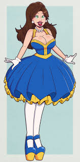 Rule 34 - Big Breasts Bimbo Bimbo Lips Brown Hair Cleavage Corset Dress  Fallout Fallout (series) Fallout (tv Series) Frilled Dress Frills Frilly  Frilly Clothing Frilly Dress Gloves Green Eyes High Heels