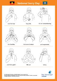 Maybe you would like to learn more about one of these? National Sorry Day Is This Week Key Word Sign Australia Facebook