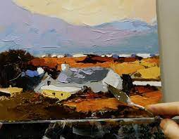 Use them for mixing paint or for applying thick. Acrylic Palette Knife Painting Techniques Free Video Course Part 1 Of 4 Will Kemp Art School Palette Knife Painting Palette Knife Knife Painting
