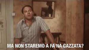 In che senso?, scatta quasi automatico. Verdone Gifs Tenor